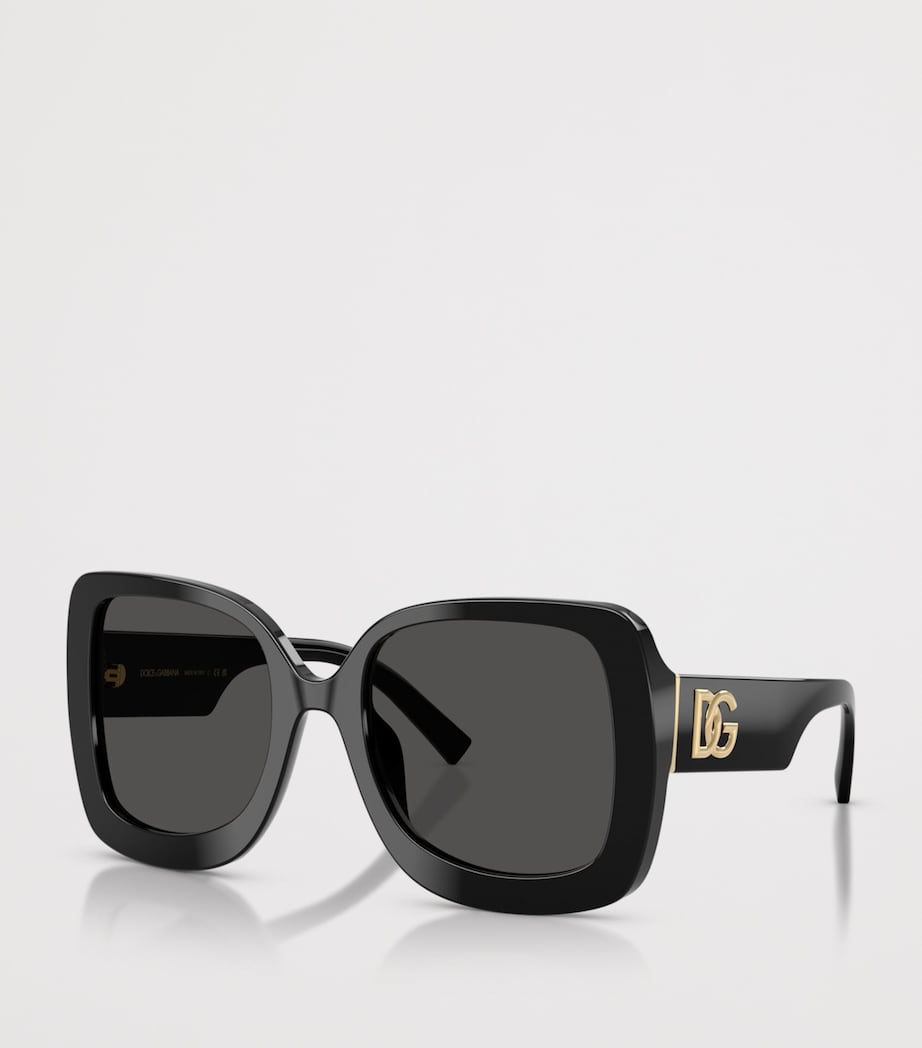 Dolce&Gabbana acetate DG crossed sunglasses, Italian made (British brand)