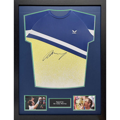 Costco UK Allstarsignings Andy Murray Signed Framed Tennis Shirt Tennis Memorabilia- Buy online at McGrocer