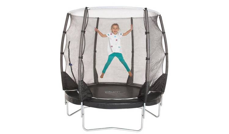 Plum Magnitude 6ft Outdoor Kids Trampoline with Enclosure