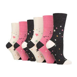 Gentle Grip 6 Pack Ladies Non Elastic Bamboo Socks