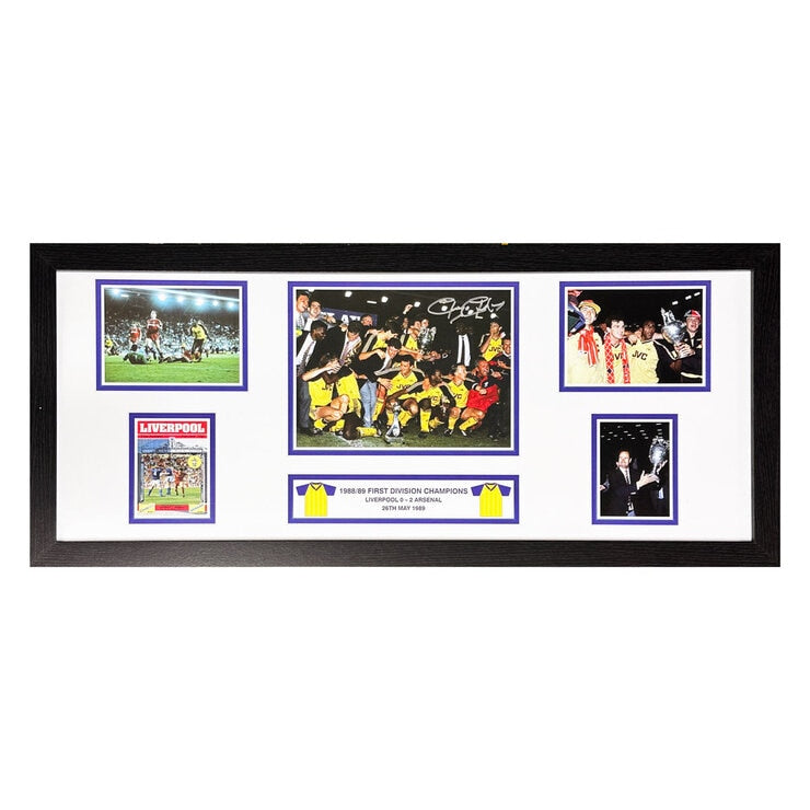 Allstarsignings signed Arsenal storyboard 1989 36x81.5 cm (British brand)