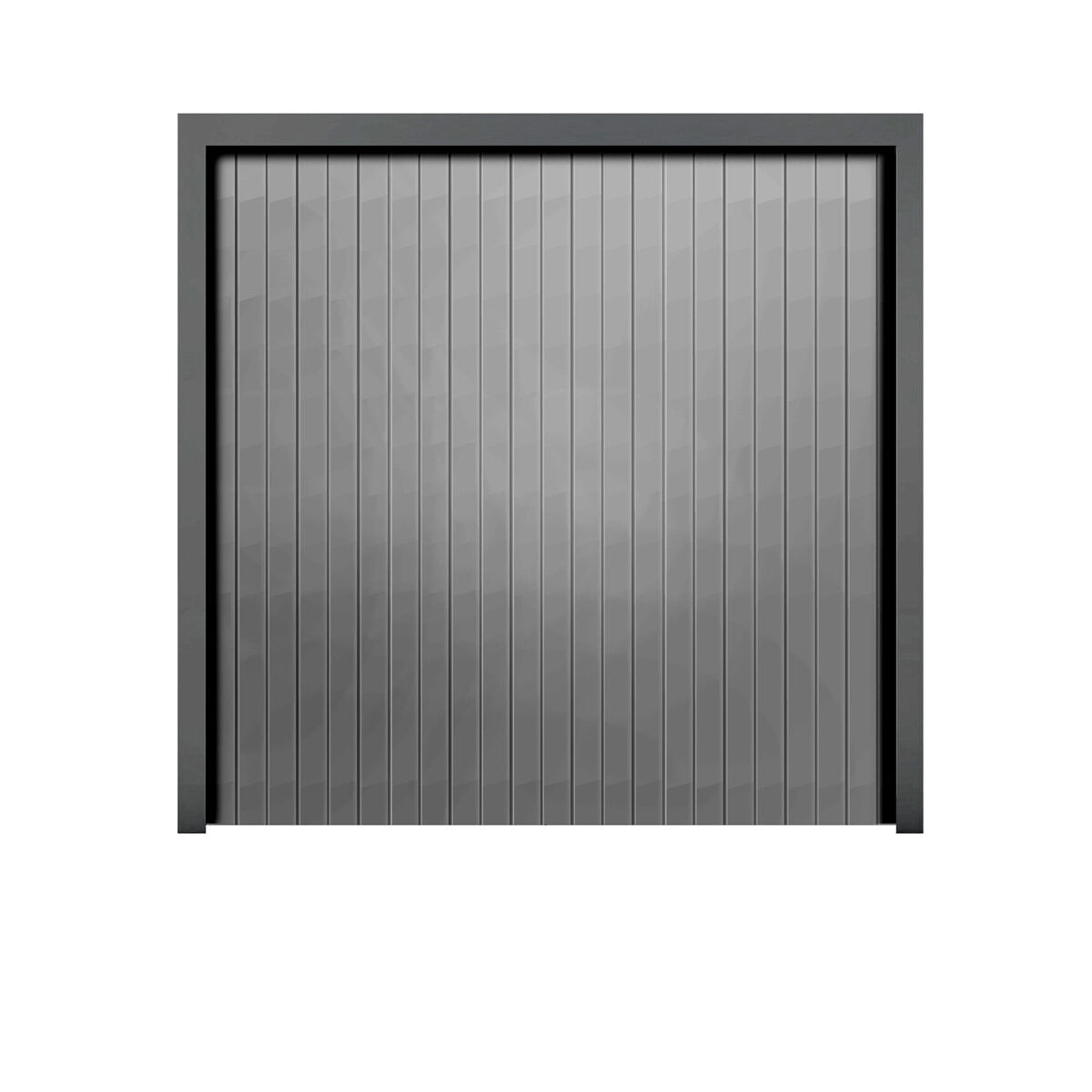 Cardale grey single door canopy garage door up to 2.286m (British brand)