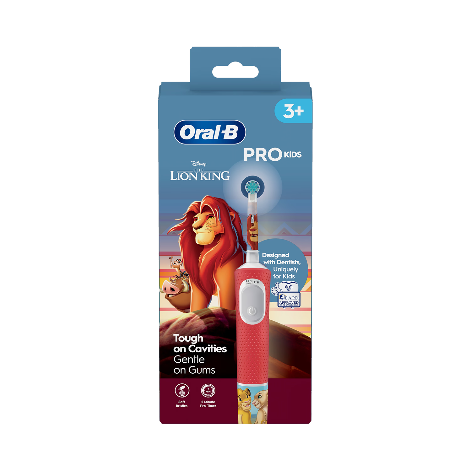 Oral-B Pro Kids Lion King electric toothbrush rechargeable - British product
