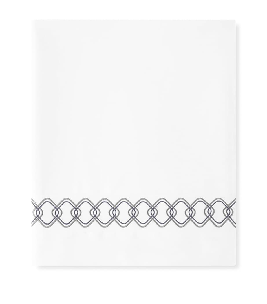 Amalia Ornato Super King flat bed sheet - British product