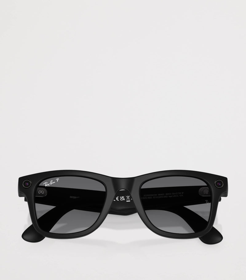 Ray-Ban Meta Wayfarer smart sunglasses with 12MP camera (British brand)