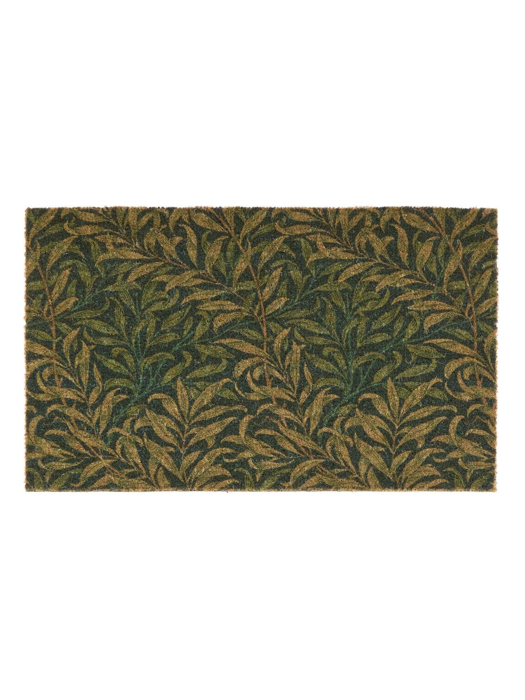 Morris & Co Willow Boughs coir doormat 75x45cm, imported from the UK
