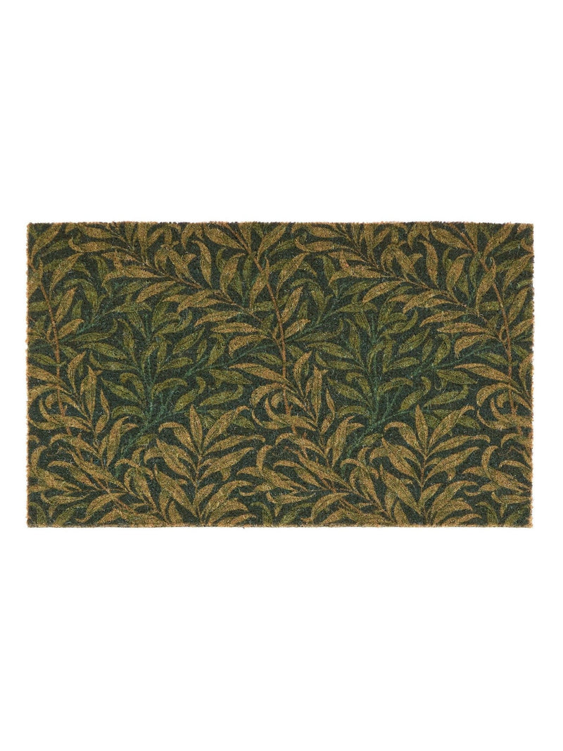 Morris & Co Willow Boughs coir doormat 75x45cm, imported from the UK