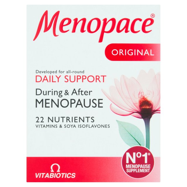 Vitabiotics Menopace Original Menopause & Hormonal Activity Capsules    30 per pack