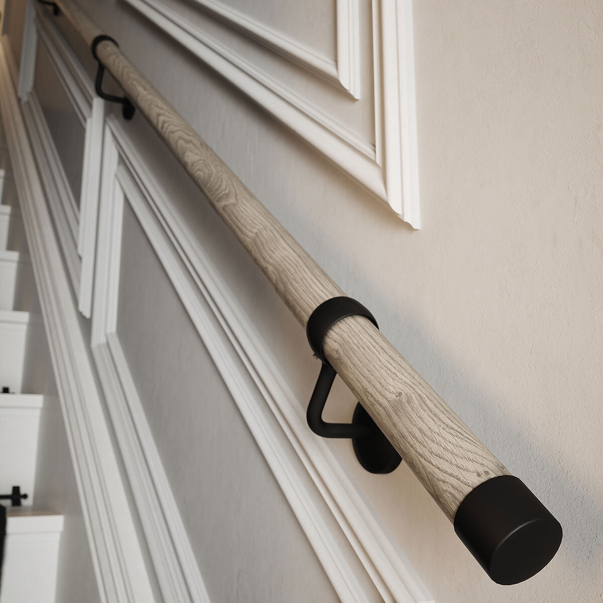 Rothley handrail kit driftwood finish 3500mm - British product