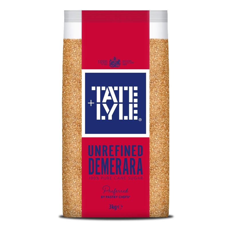 Tate & Lyle Demerara Cane Sugar 3kg (British brand)