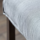Gallery bar stool grey linen 2 pack - British product