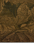 Morris & Co Acanthus coir doormat green - British product