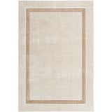 Nourison Glitz Cream Border rug available in three sizes, UK version
