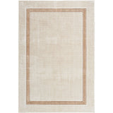 Nourison Glitz cream border rug 300 x 239 cm, imported from the UK