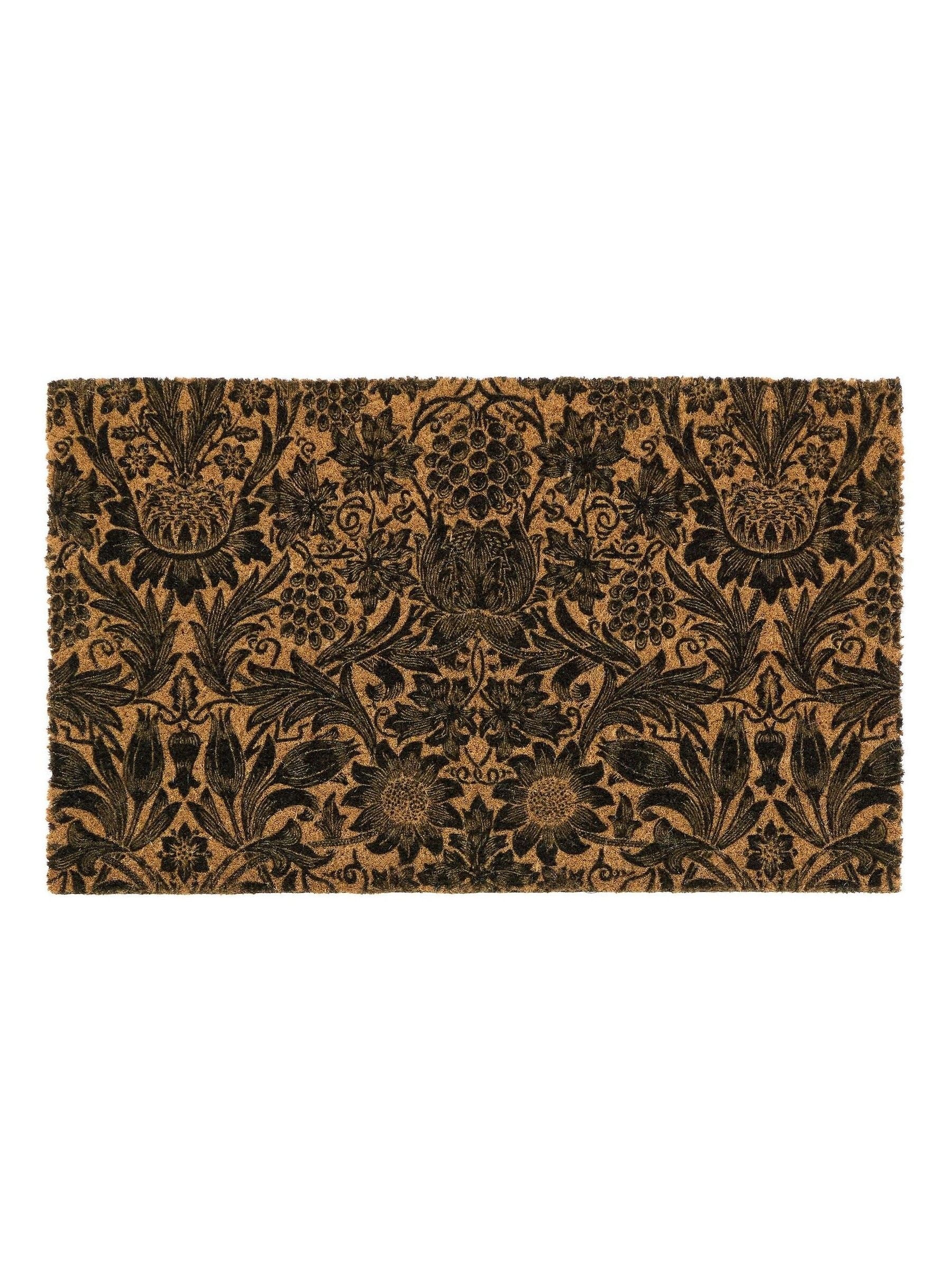 Morris & Co sunflower coir doormat - British product