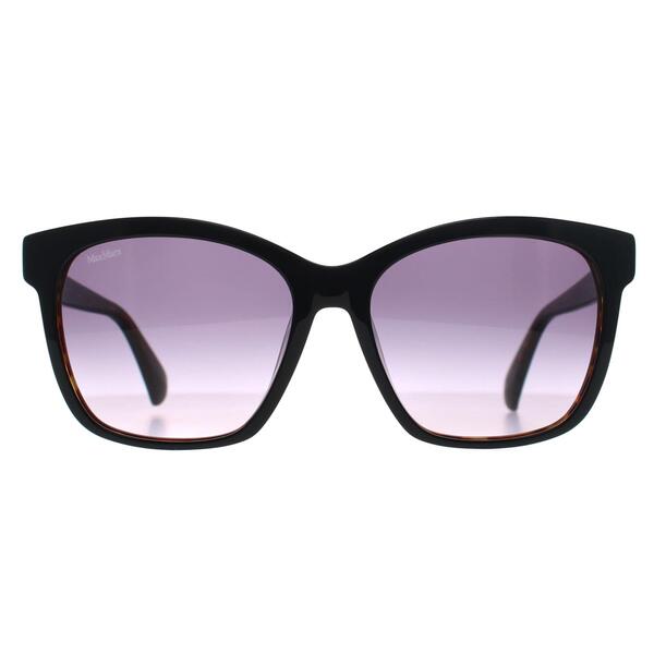 Lunettes de soleil femme Max Mara MM0042 Logo9 noir gradient - Produit britannique
