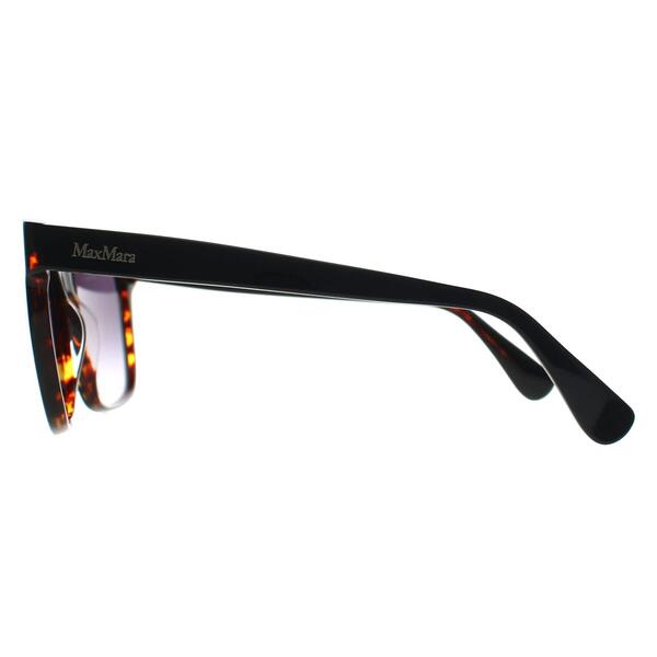 Lunettes de soleil femme Max Mara MM0042 Logo9 noir gradient - Produit britannique