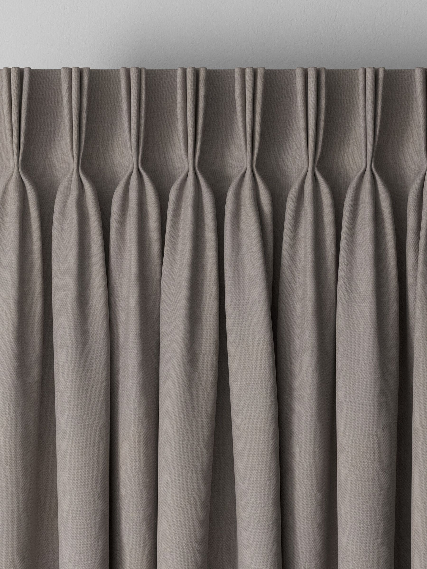 Dark Natural Made to Measure Curtains - British product