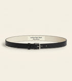 McQueen leather T-Bar belt, UK version