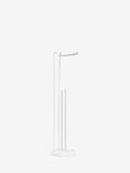 Wire toilet roll holder storing four toilet rolls, UK version