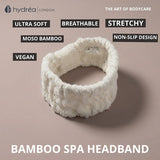 Hydrea London Super-Soft Bamboo Spa Headband One Size, UK version