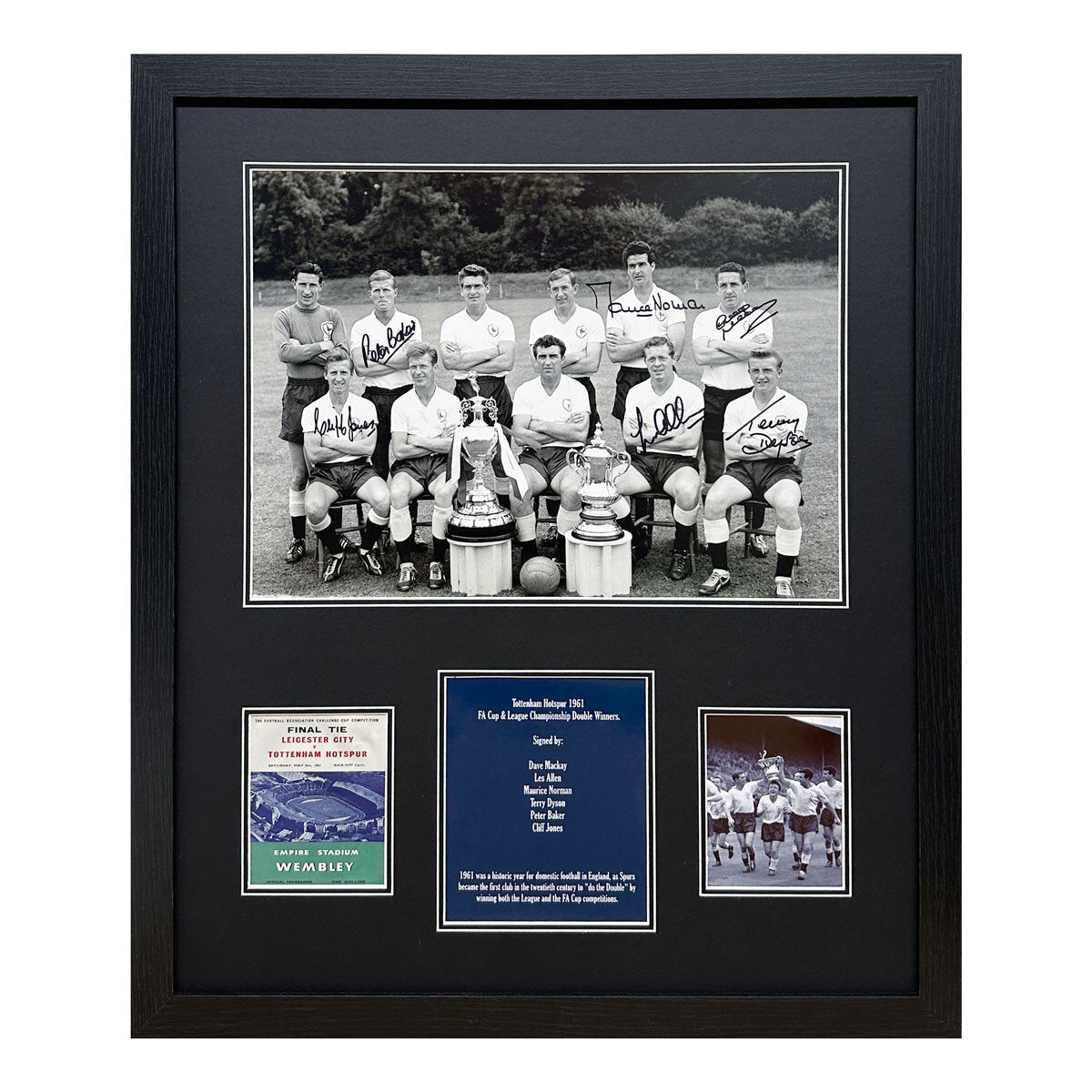 Allstarsignings Tottenham 1961 signed photograph 55x66 cm - British product