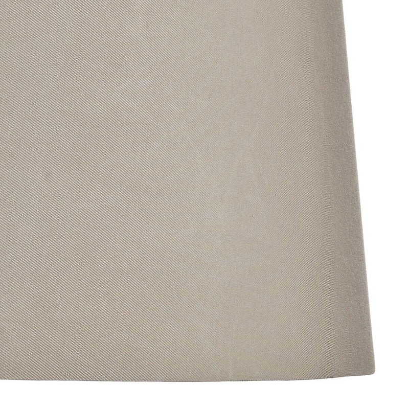 Sonia brass and silver dual table lamp with taupe shade, UK version
