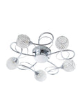 Gallery Home Chrome 5 Light Flush Edmonton Flush Ceiling Light