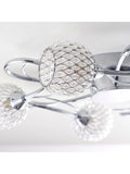 Gallery Home Chrome 5 Light Flush Edmonton Flush Ceiling Light