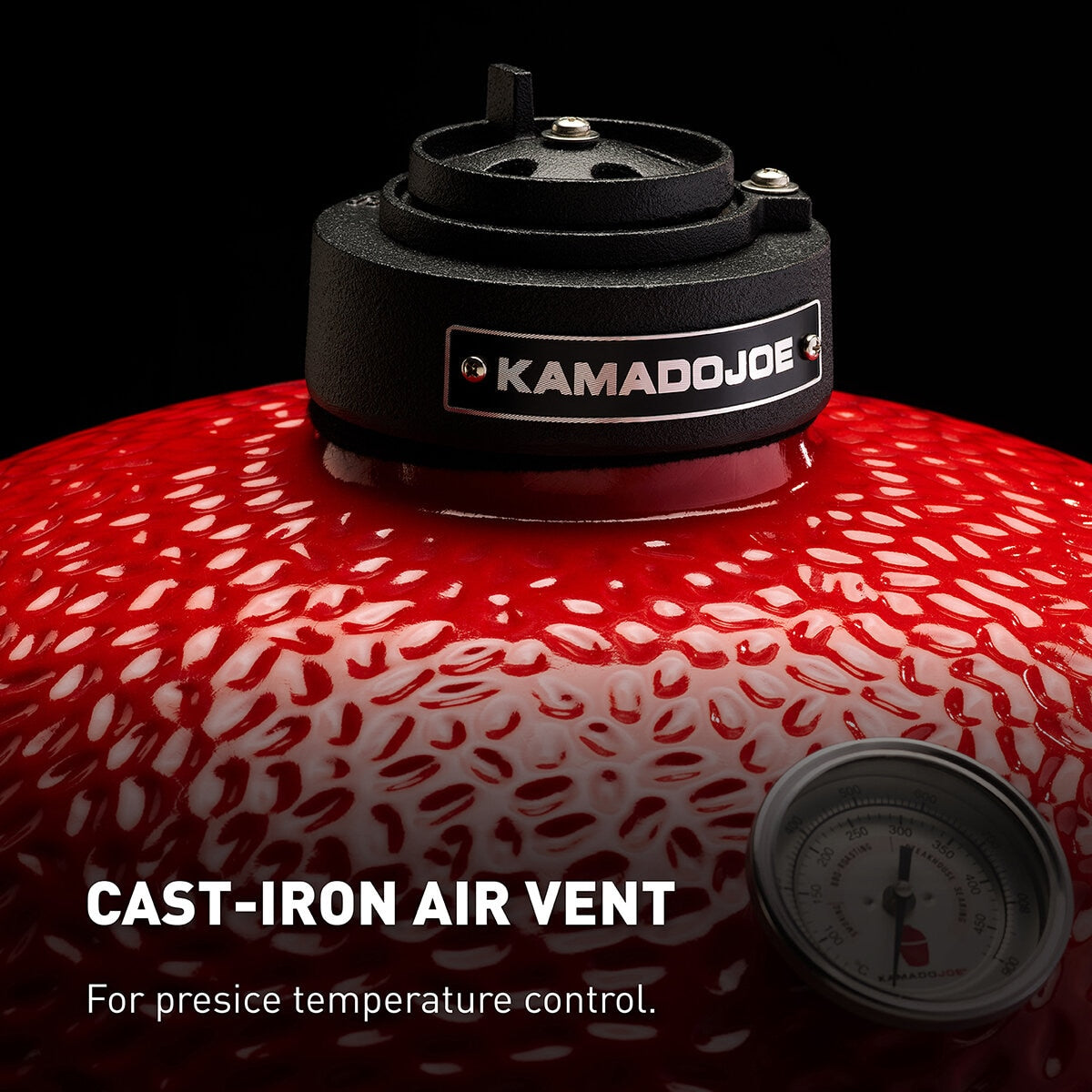 Kamado Joe Junior 13,5-tommers keramisk kullgrill, importert fra Storbritannia