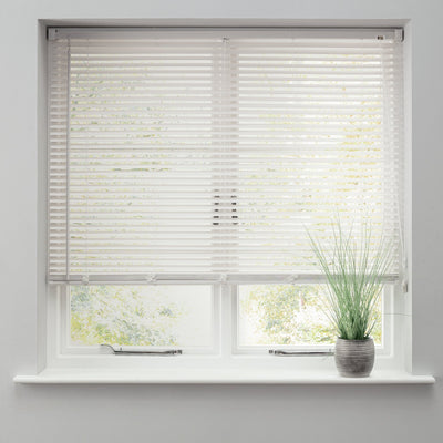 Argos Home Kunststoff Super White Venezianische Jalousie 90 cm