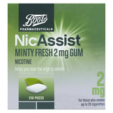 Boots NicAssist Minty Fresh 2 mg Gum - 210 Pieces GOODS Boots   