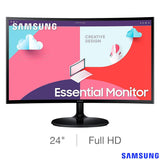 Samsung S36C 24 Inch Full HD 75Hz VA Curved Monitor, LS24C360EAUXXU GOODS Costco UK