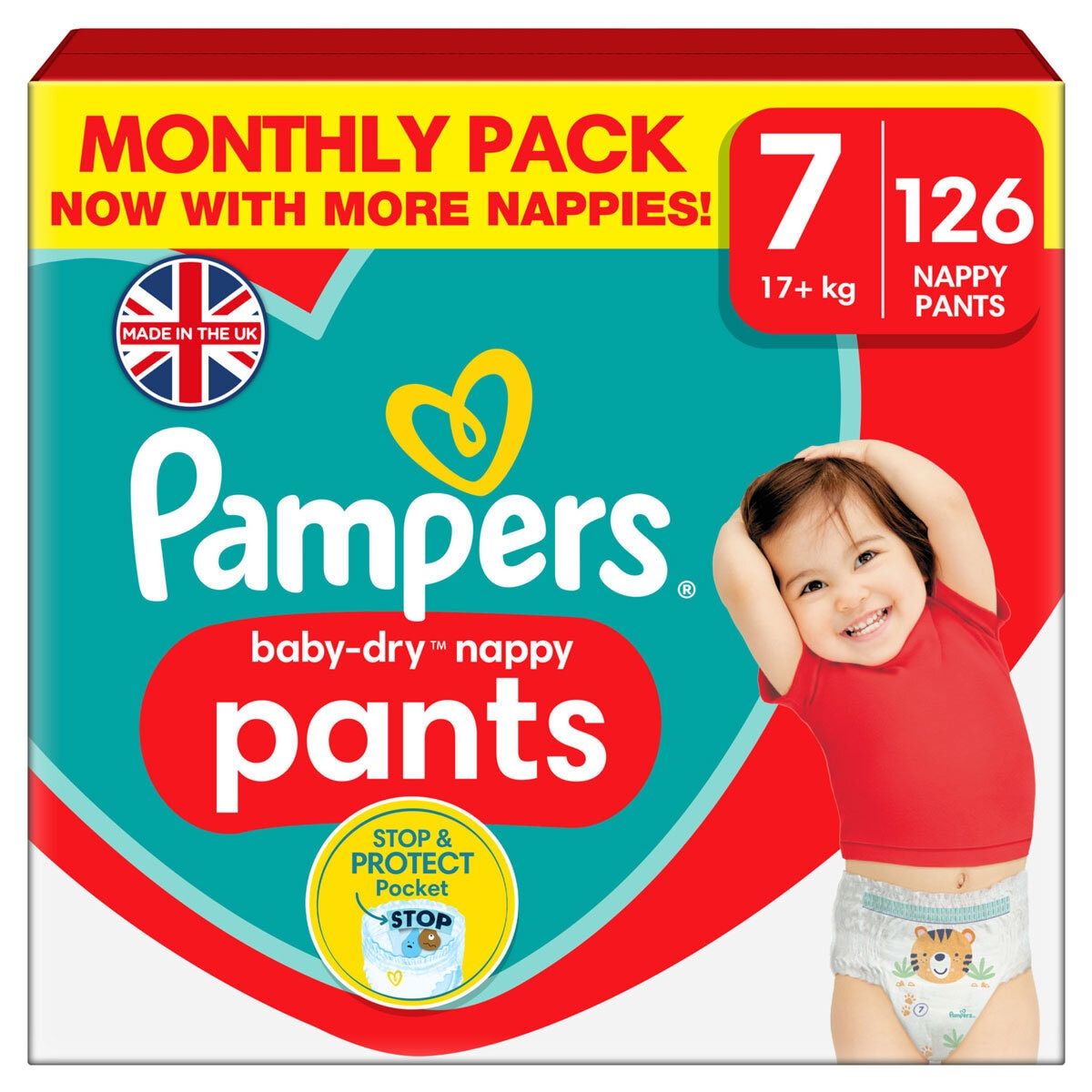 Pampers Baby Dry Pants Size 7, 126 Pack GOODS Costco UK