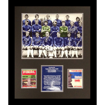 Costco UK Allstarsignings Chelsea Signed Framed 1970 FA Cup Photograph Signed by 8 Football Players 55.5 x 66 cm- Buy online at McGrocer