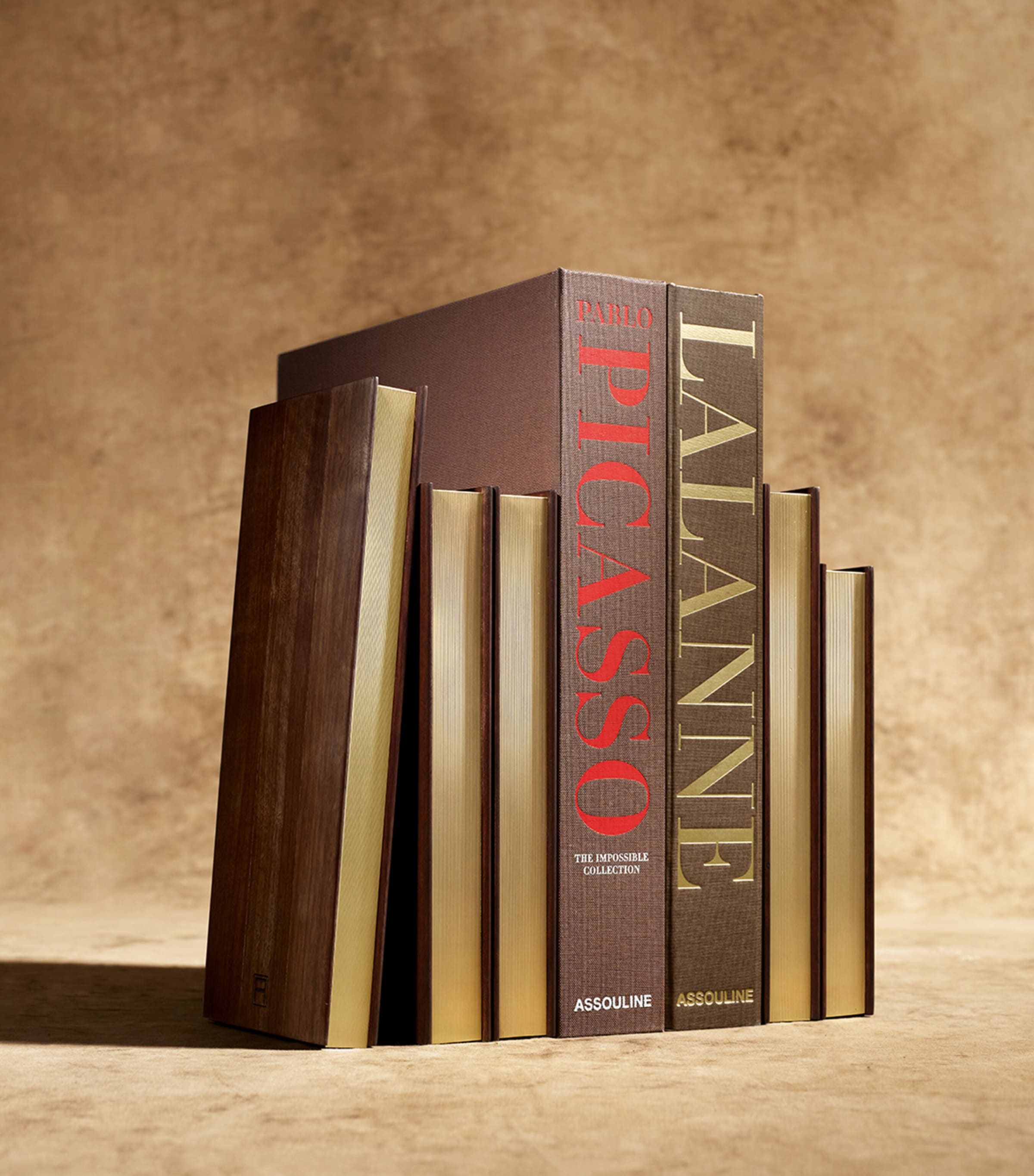 Assouline Library Bookends Set of 2 - British product