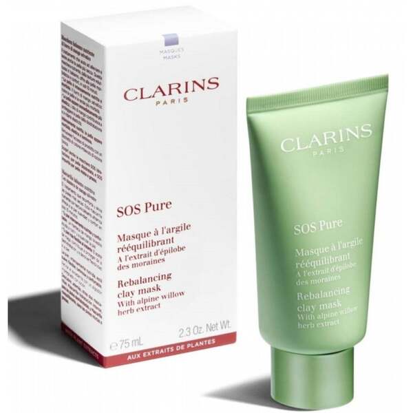 Clarins SOS Pure Rebalancing Clay Mask 75ml, UK version