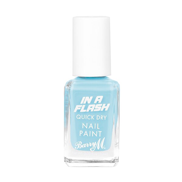 Barry M In A Flash Quick Dry Nail Paint - Speedy Sky Blue GOODS Superdrug   