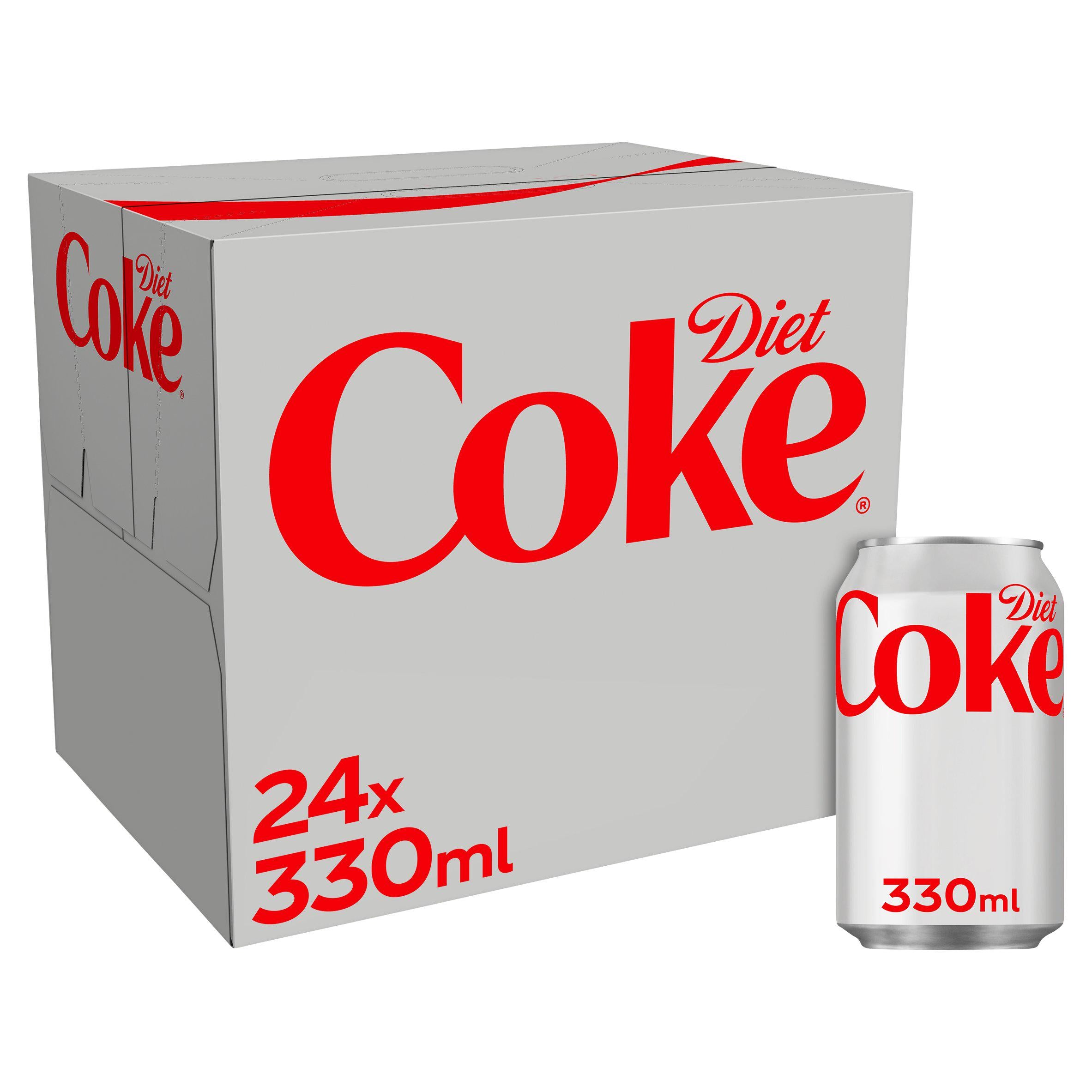 Diet Coke 24x330ml All Sainsburys   