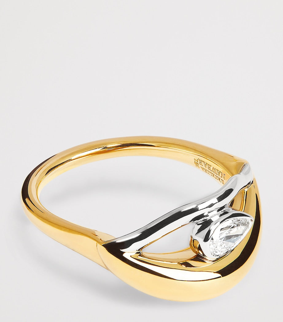 L'Atelier Nawbar Salvatore evil eye diamond ring size 46 - British product