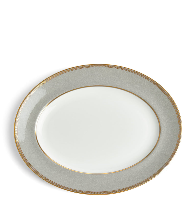 Wedgwood Renaissance Grey serving platter 36cm (British brand)