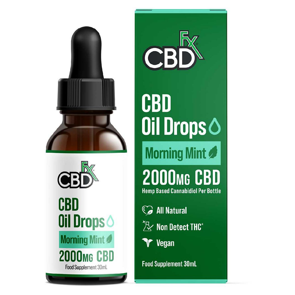 CBDfx CBD Oil 2000mg Morning Mint - 30ml GOODS Boots   