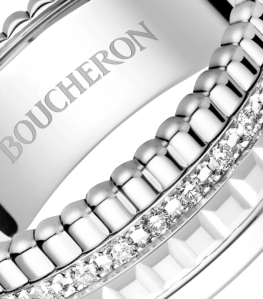 Boucheron Quatre Double White Edition ring white gold diamond - British product