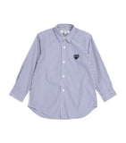 Comme Des Garçons cotton stripe heart shirt for kids 2-6 years - British product