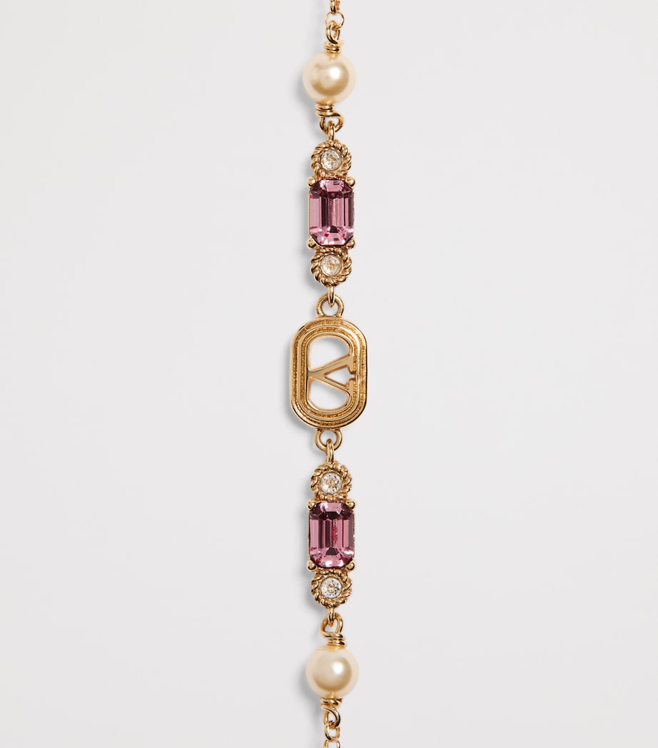 Valentino Garavani Crystal Ovalette bracelet, imported from the UK