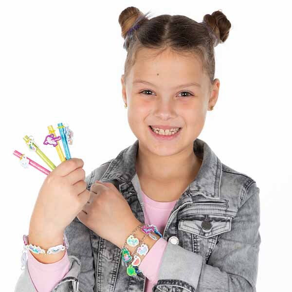Totum charm bracelet kit with over 50 puffy 3D charms (British brand)