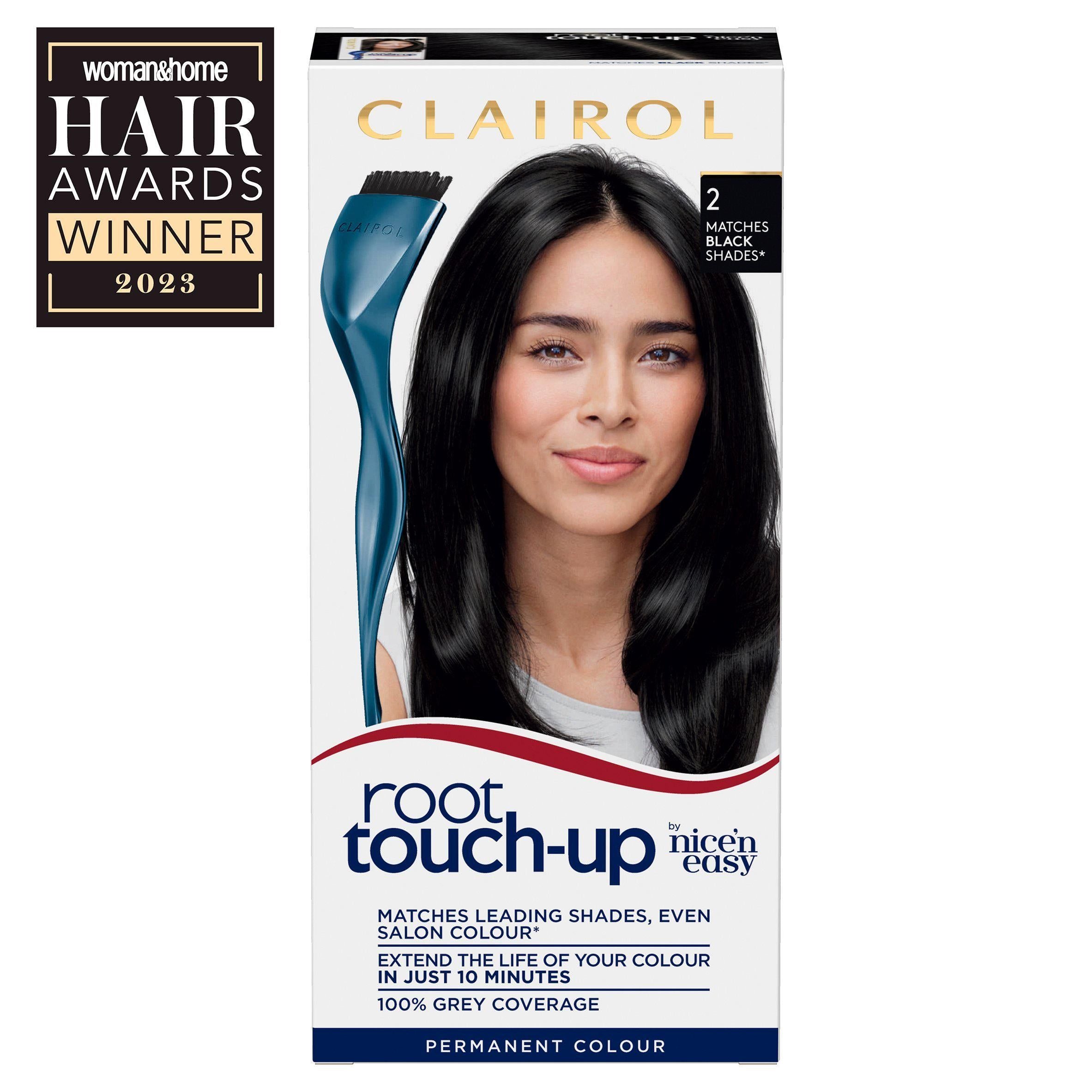 Clairol Nice'n Easy Root Touch-Up Hair Dye Black 2