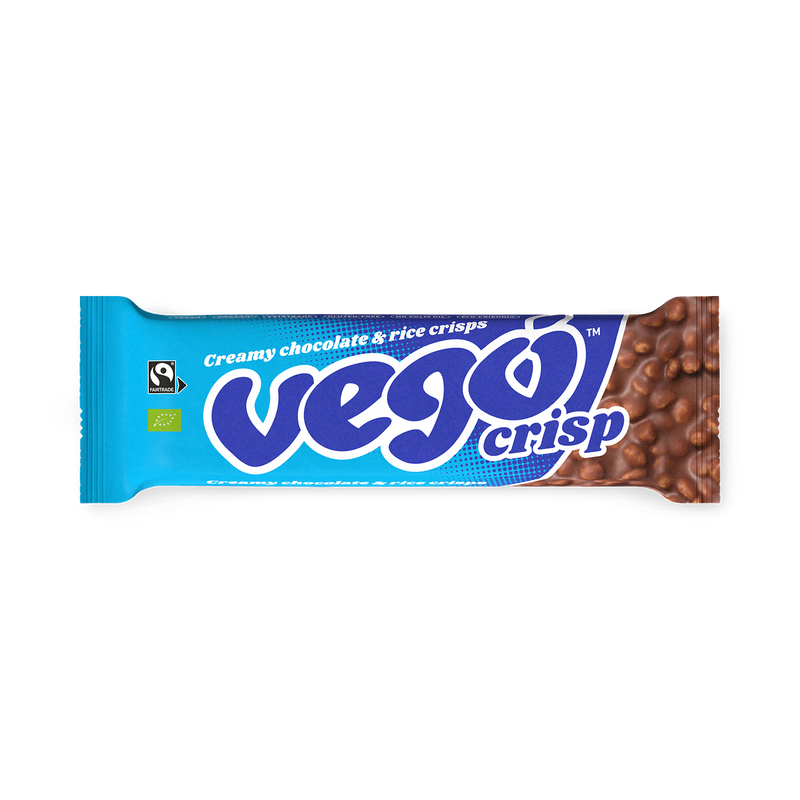 Vego Rice Crisp Chocolate Bar 40g (British brand)