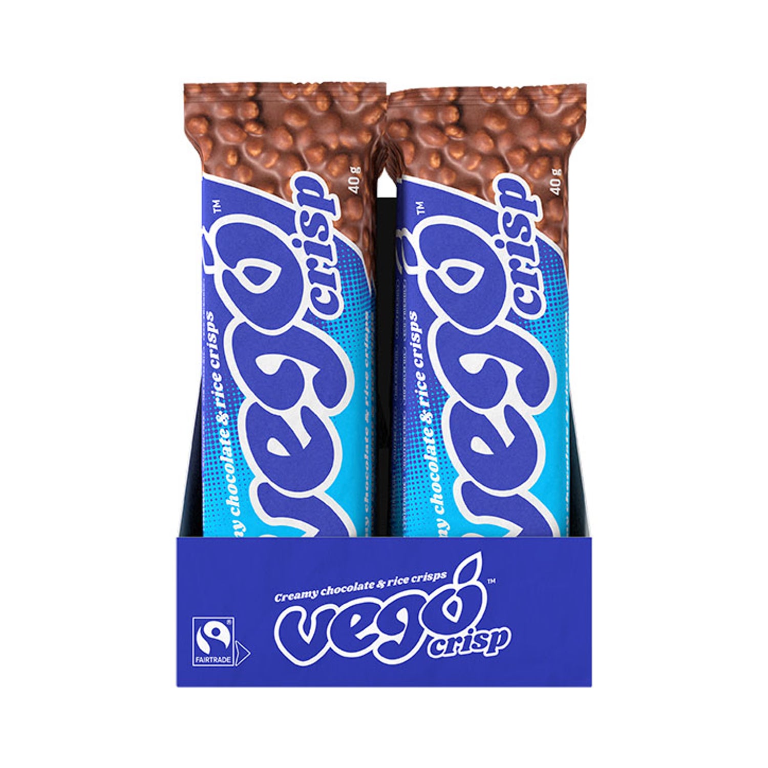 Vego Rice Crisp Chocolate Bar 40g (British brand)