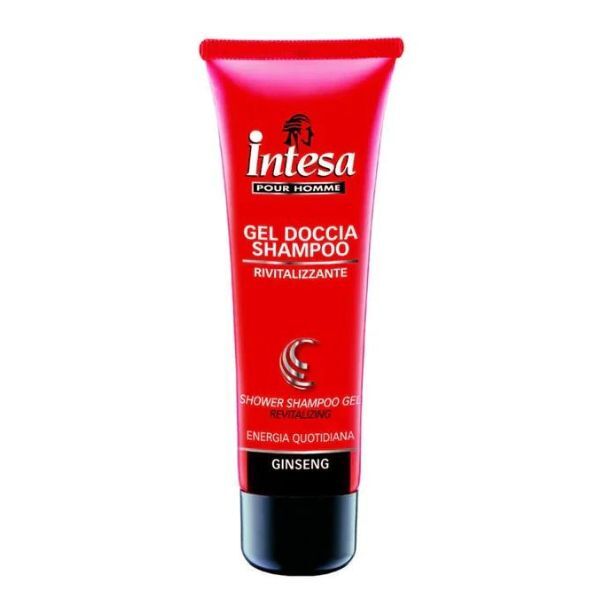Intesa men's ginseng revitalizing shower shampoo 50ml - British product